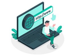 URL को दर्शाता चित्र