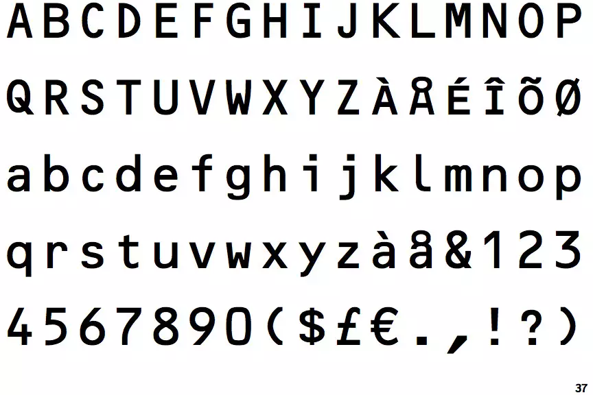 OCR B font